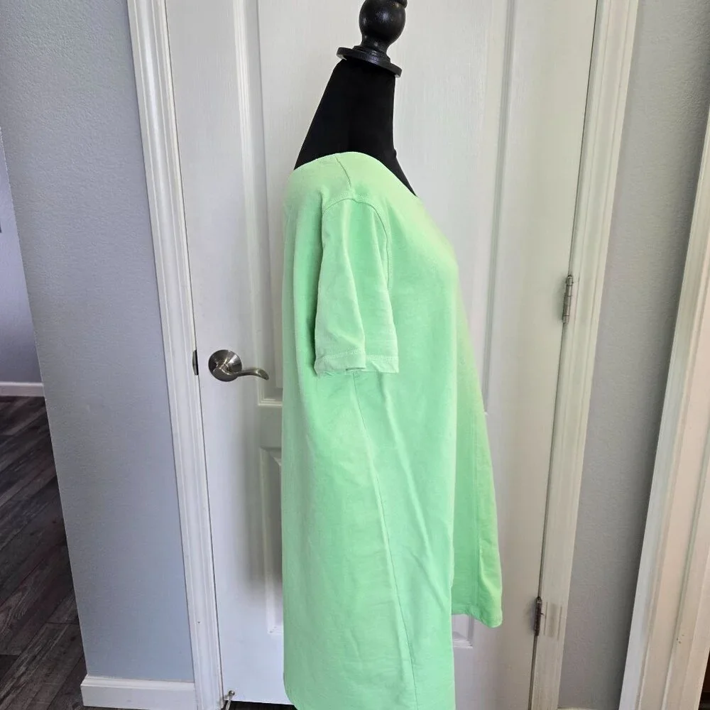JC Penney's Delicates SPA Short-Sleeve Dress Womens Size L - Picture 5 of 7
